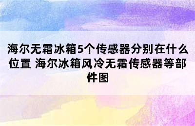 海尔无霜冰箱5个传感器分别在什么位置 海尔冰箱风冷无霜传感器等部件图